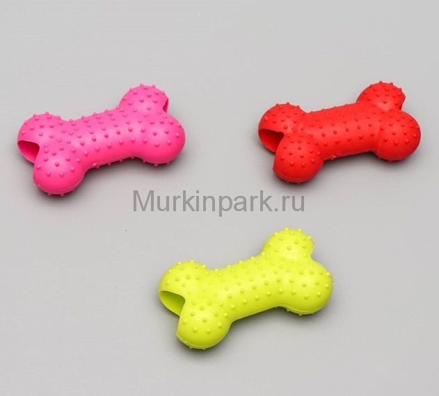 Игрушка жевательная "Кость малая", TPR, 8,5 см