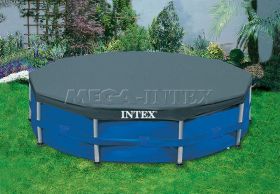 Тент для круглых каркасных бассейнов диаметром 305 см Round Pool Cover Intex 28030