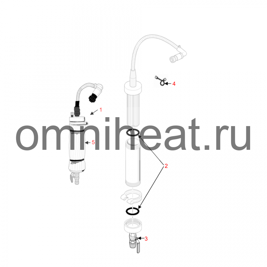 Ремкомплект преднагревателя EL 140