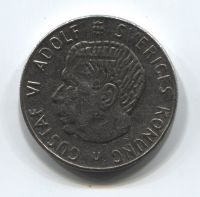 1 крона 1973 года Швеция