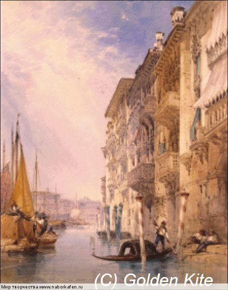 1788 A Gondola on the Grand Canal, Venice (small)