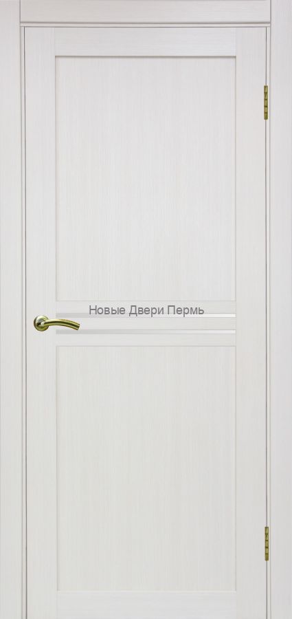 "Турин 552" Межкомнатная дверь с матовым стеклом экошпон