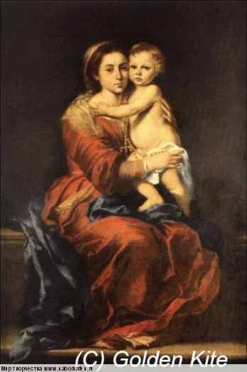 1849 Virgin and Child with a Rosary