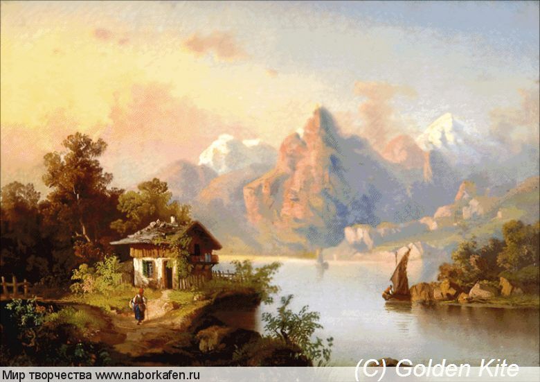 1880 s Landscape - Solid colors