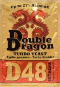 Дрожжи спиртовые Double Dragon D48, 132 гр купить в Варим Самогон