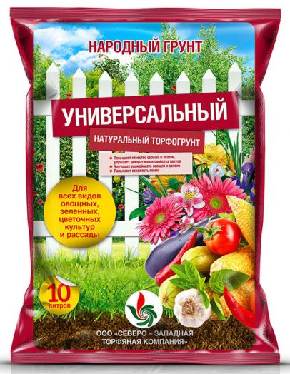 Грунт Народный Универсальный, 10 л