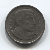 50 сентаво 1953 года Аргентина