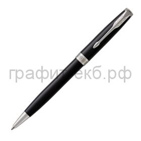 Ручка шариковая Parker Sonnet Core LagBlack CT черный лак К530 1931502