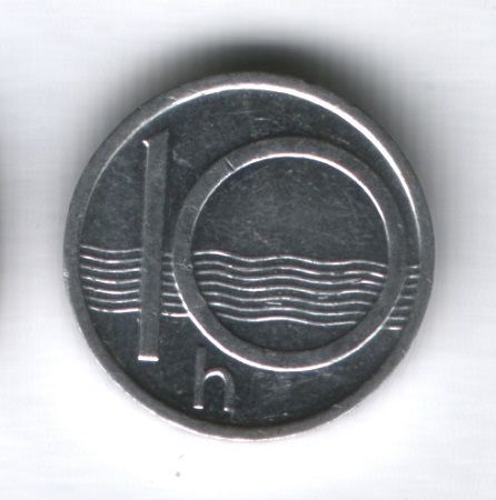 10 геллеров 1993 года Чехия