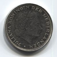 2,5 гульдена 1970 года Нидерланды VF