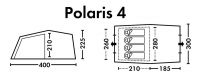 Палатка кемпинговая 4 местная FHM Polaris 4 фото7