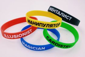 Силиконовый БРАСЛЕТ фокусника (на выбор)