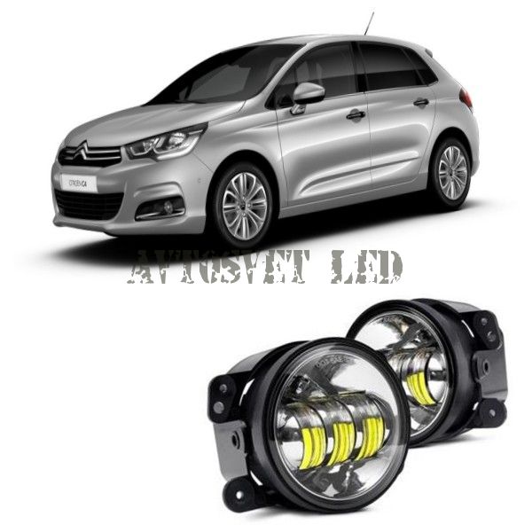 Противотуманные светодиодные фары  ASF4-30 Watt flood на CITROEN C4 хетчбек