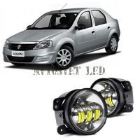 Противотуманные светодиодные фары ASF4_30Watt flood RENAULT Logan