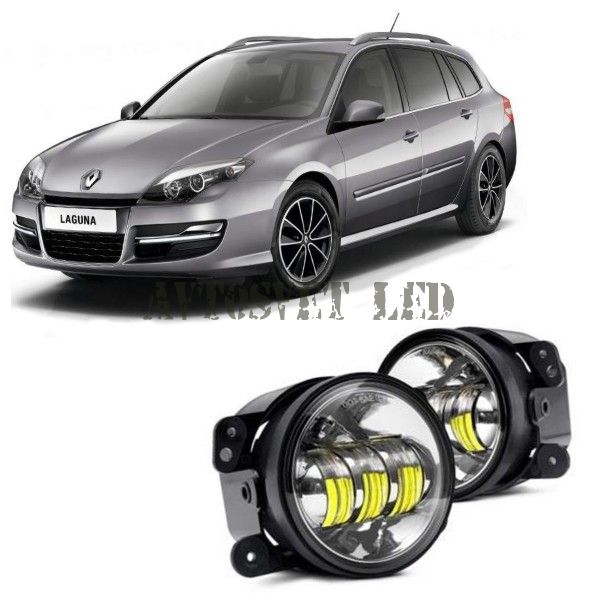 Противотуманные светодиодные фары ASF4.30W flood на RENAULT Laguna Grandtour