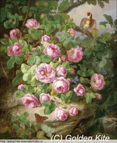 2615 Decorative Still Life with Roses