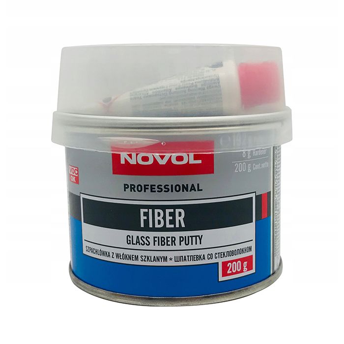 Novol FIBER Шпатлевка со стекловолокном, объем 200гр.