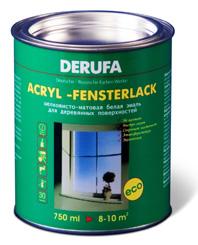 ЭМАЛЬ ACRYL-FENSTERLACK ШЕЛКОВИСТО-МАТОВАЯ