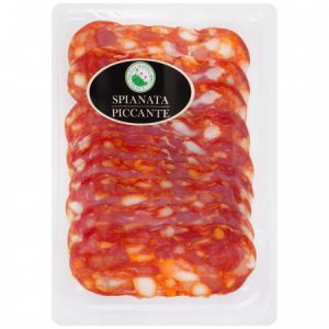 Салями Спьяната Пиканте Salame Spianata Piccante San Marino Salumi в нарезке 100 г - Сан-Марино