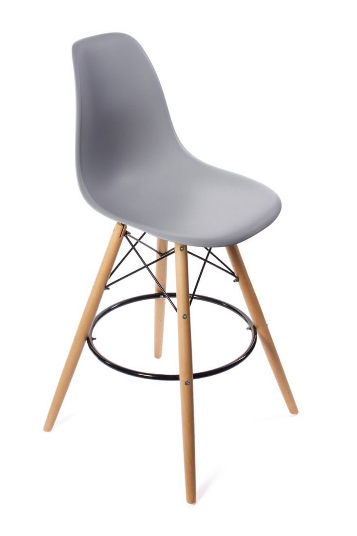 Стул Eames барный серый