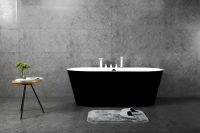 Ванна акриловая отдельностоящая BELBAGNO 170x80 BB200-NERO