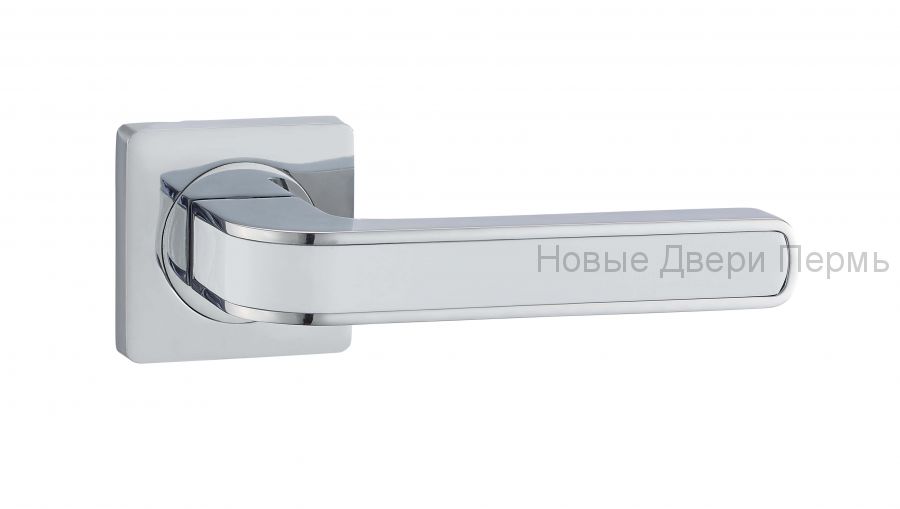 Ручки дверные S-Locked A-115 CP/white