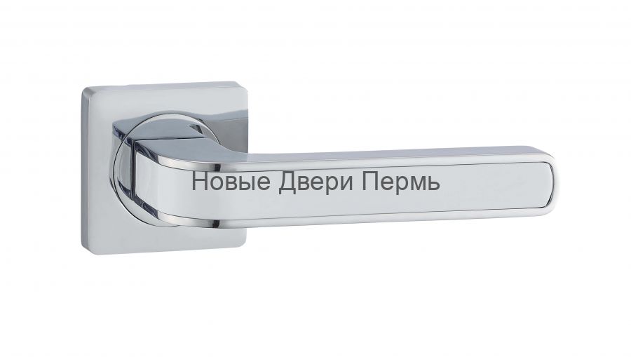 Ручки дверные S-Locked A-115 CP/white