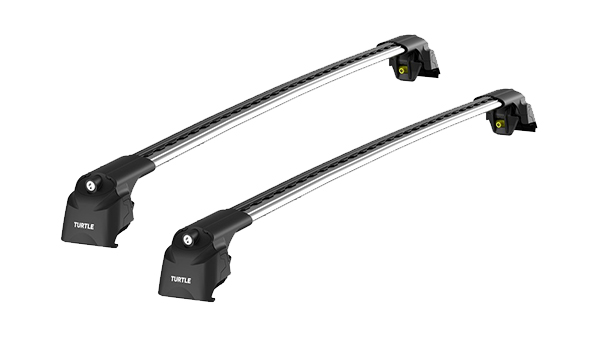 Багажник на интегрированные рейлинги TURTLE AIR-2 (серебристый), уточните наличие размера!