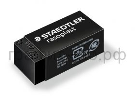 Ластик STAEDTLER Rasoplast 526B черный 33х16х13мм 526 B40