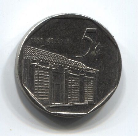 5 сентаво 1996 года Куба