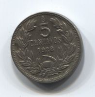 5 сентаво 1928 года Чили