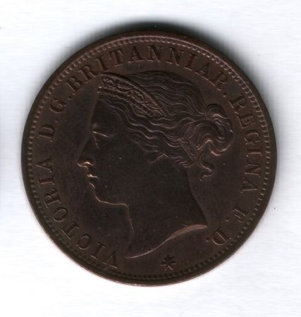 1/12 шиллинга 1881 года Джерси XF+, редкий год