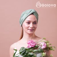 Модель "Одри" головной убор фисташковый