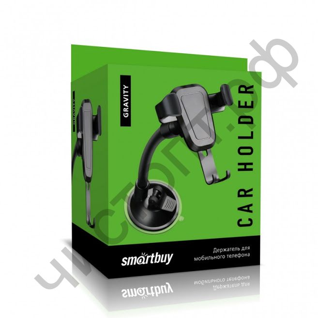 Держатель для мобил. устр. Smartbuy  Gravity, с гибкой ножкой, диаг. до 6,8" (SBCH-5000)