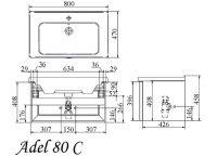 схема тумбы Tessoro Adel 80C