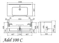 схема тумбы Tessoro Adel 100C