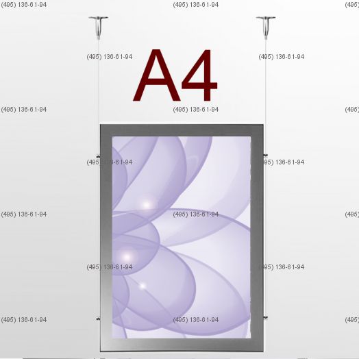 Световая панель MAGNETIC, двусторонняя, формат A4, 210х297 мм