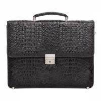 Мужской портфель Lakestone Braydon Black Caiman