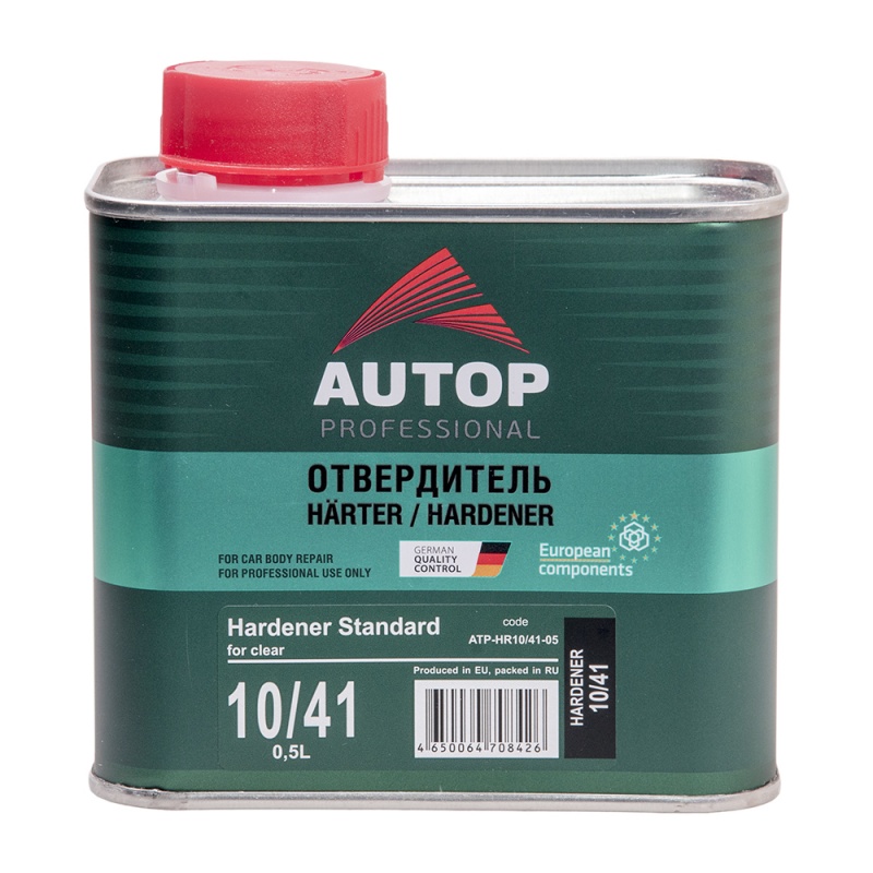 Autop Hardener Standart 10/41 Отвердитель для лака, стандартный, акриловый, объем 500мл.