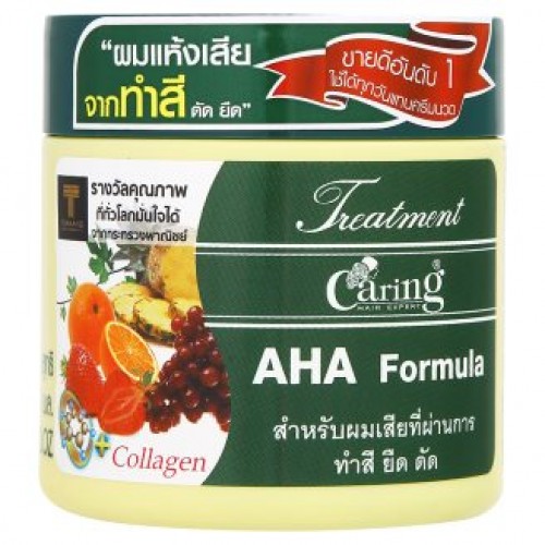 Тайская маска для волос Фруктовые кислоты Caring AHA Formula 250 мл