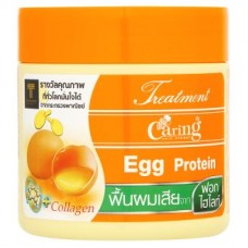 Маска для волос из Тайланда с яичным белком Caring Egg Protein Treatment 250 мл