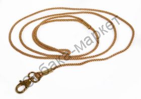 Поводок с карабином  O'Cabot Chic Франция (4 мм 125см)
