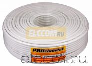 Кабель RG-6U (75 Ом) 100м белый PROCONNECT