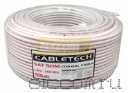 Кабель SAT 50м+CCS/AL (75 Ом) 100м белый CABLETECH