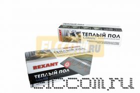 Тёплый пол (нагревательный мат) REXANT Classic RNX -2, 5-375 (площадь 2, 5 м2 (0, 5 х 5, 0 м)), 375 Вт, двухжильный с экраном