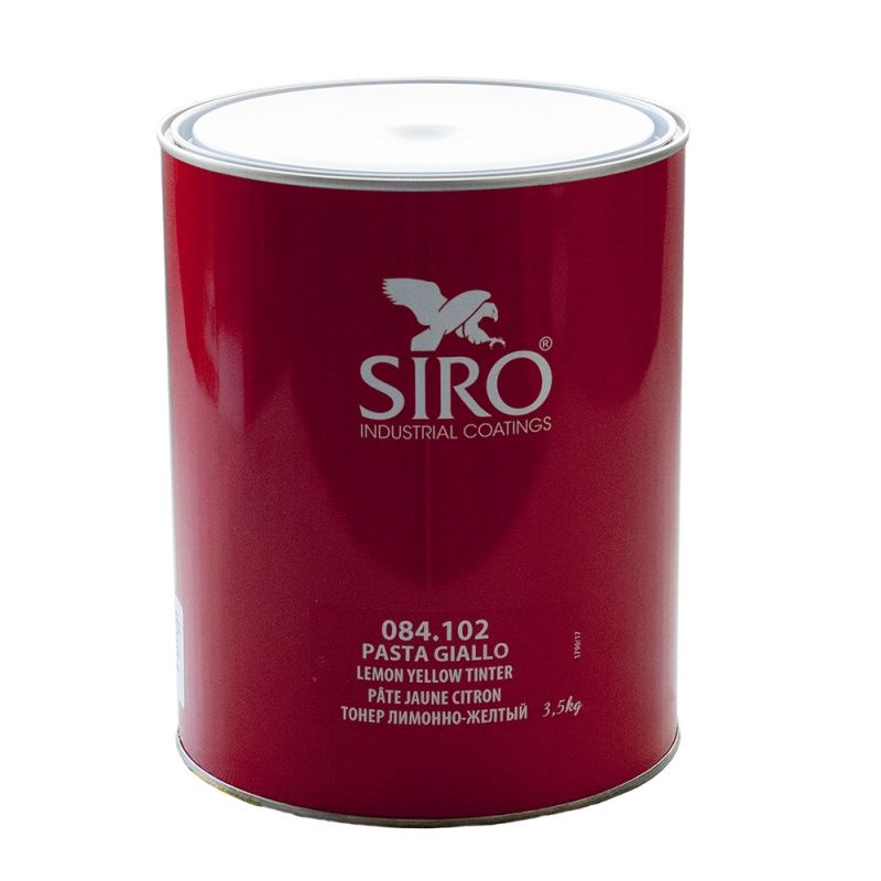 Siro 084.102 High Coverage Lemon Yellow Пигментная паста, объем 3,5кг.