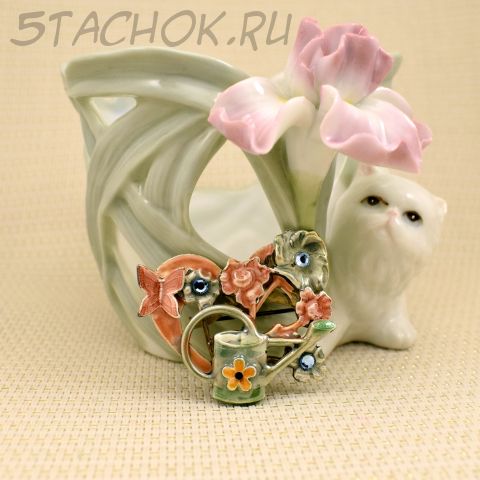 Брошь "Садовая леечка" (KC, США)