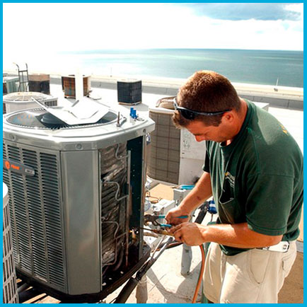 Монтаж промышленных кондиционеров 16-21 кВт