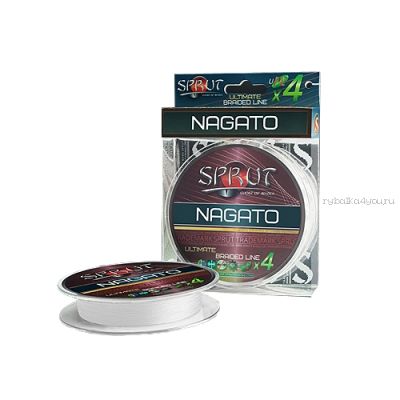 Шнур плетеный Sprut Nagato Hard Ultimate Braided Line x4 140 м / цвет: Crystal White