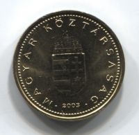 1 форинт 2003 года Венгрия UNC